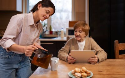 female-caretaker-her-client-s-house-taking-care-elderly-person_23-2150216410