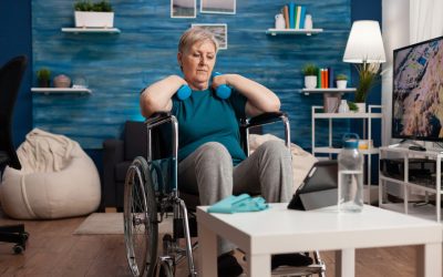 invalid-senior-woman-wheelchair-watching-gym-body-exercise-tablet-living-room_482257-8149
