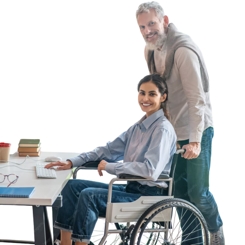 office-man-helping-handicapped-young-woman-get-table_259150-51246 - Edited